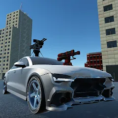 Скачать взлом Car Crash Arena Simulator 3D  [МОД Menu] - последняя версия apk на Андроид