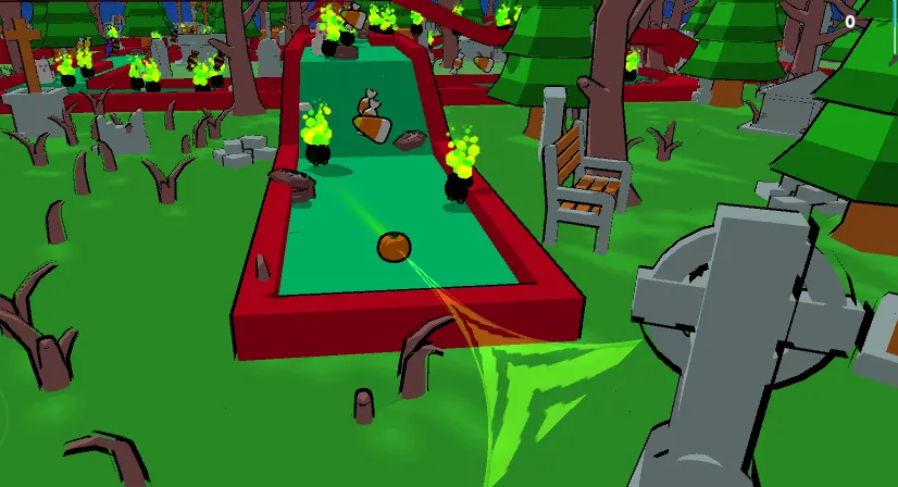 MiniGolf Madness: Halloween (МиниГольф безумие)  [МОД Mega Pack] Screenshot 5