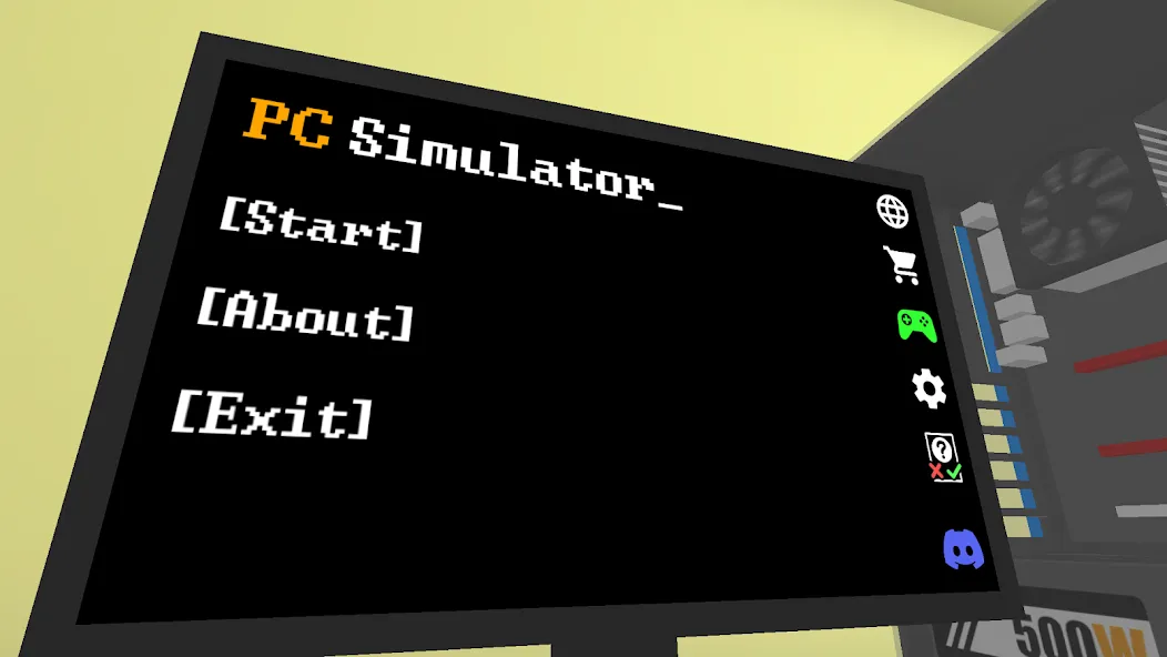 PC Simulator (ПК Симулятор)  [МОД Бесконечные монеты] Screenshot 1