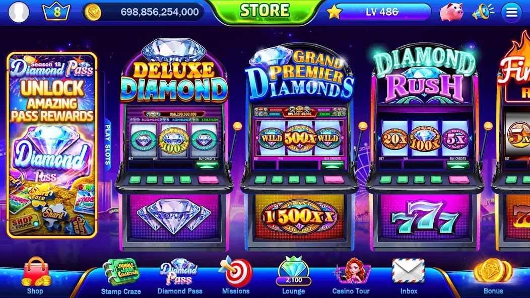 Classic Slots™ - Casino Games (Классические слоты)  [МОД Меню] Screenshot 2