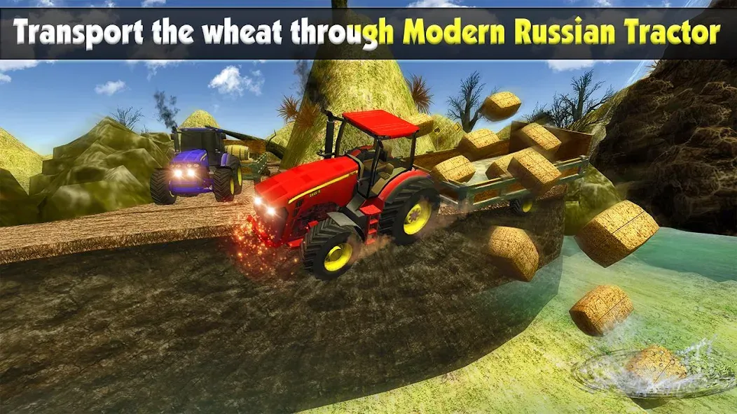 Rural Farming - Tractor games  [МОД Бесконечные монеты] Screenshot 3