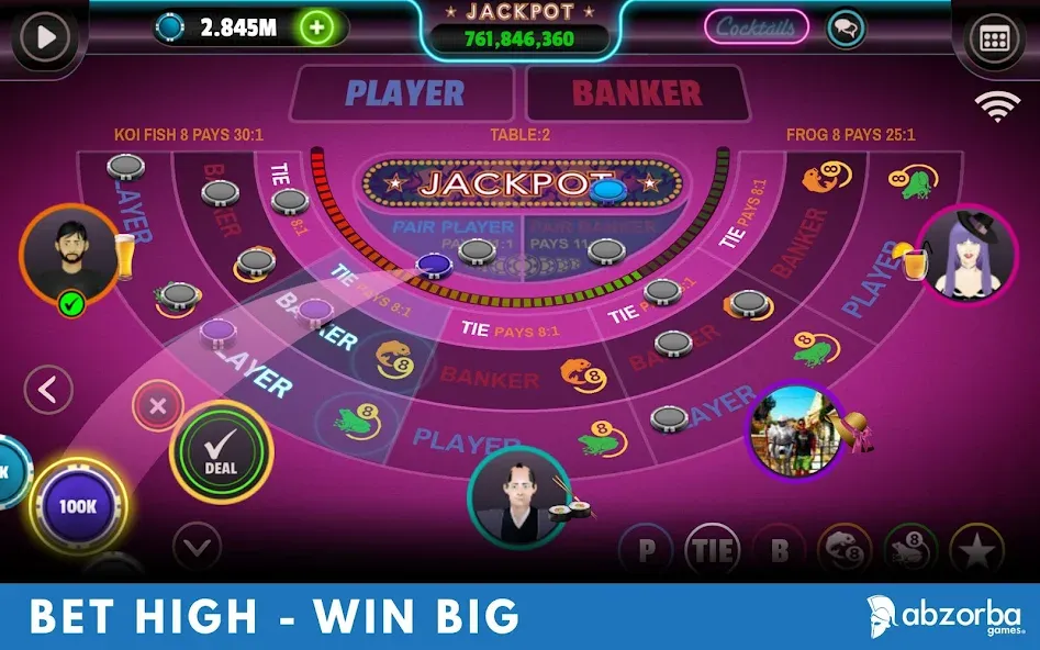 Baccarat (Баккара)  [МОД Бесконечные монеты] Screenshot 2