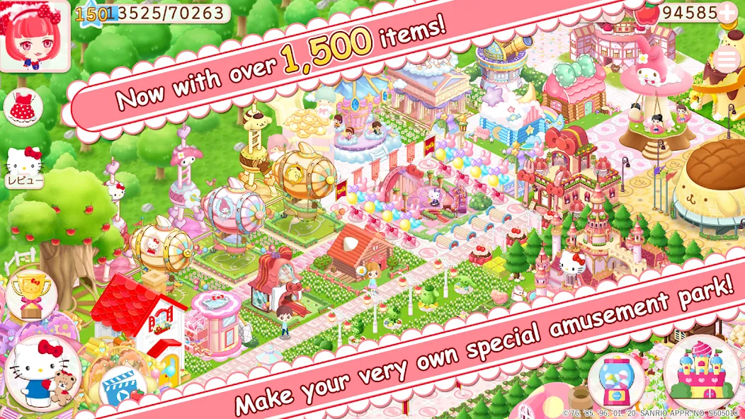 HelloKittyWorld2 Sanrio Kawaii (ХеллоуКиттиВорлд2 Санрио Каваии)  [МОД Unlimited Money] Screenshot 2