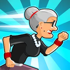 Взломанная Angry Gran Run - Running Game (Энгри Гран Ран)  [МОД Все открыто] - стабильная версия apk на Андроид