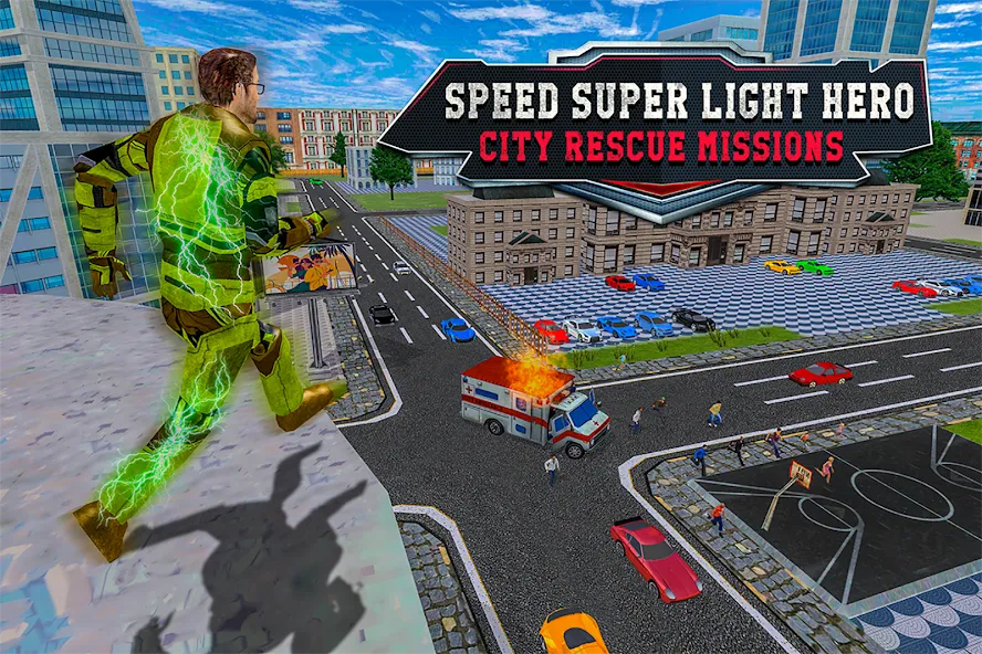 Light Superhero Speed Hero  [МОД Много денег] Screenshot 5