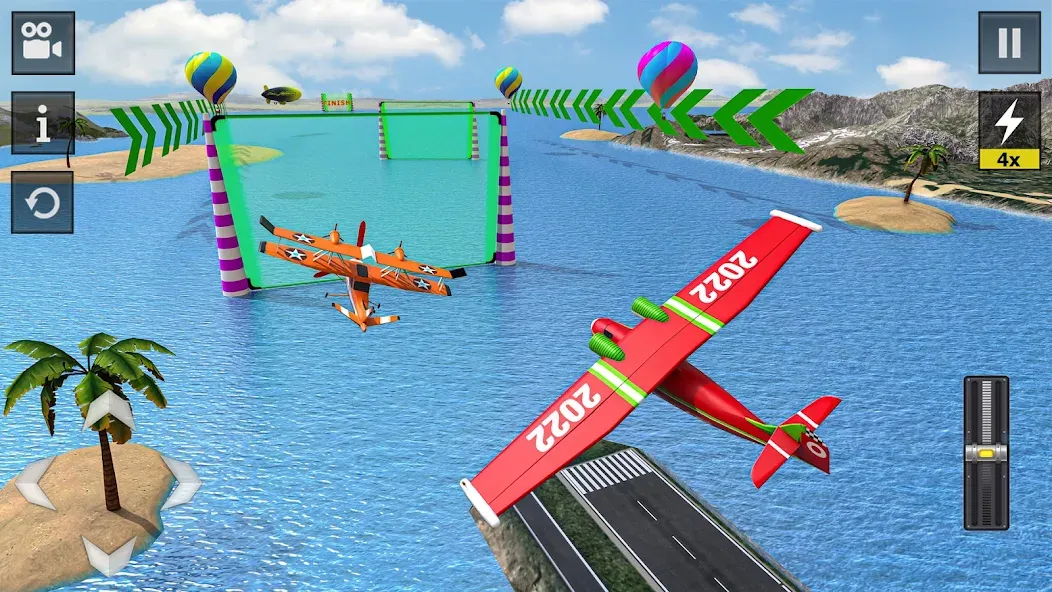 Flight Simulator - Plane Games (Флайт Симулятор)  [МОД Unlocked] Screenshot 3