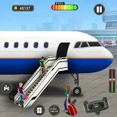 Взломанная Flight Simulator - Plane Games (Флайт Симулятор)  [МОД Unlocked] - стабильная версия apk на Андроид