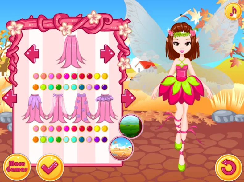 Fairy Dress Up - Girls Games  [МОД Бесконечные деньги] Screenshot 4