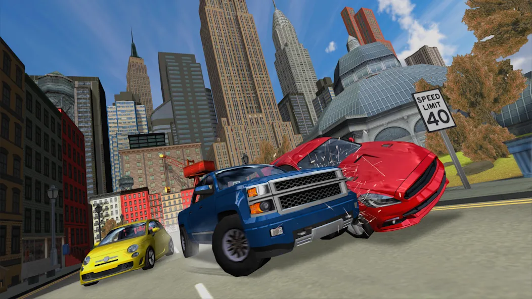 Car Driving Simulator: NY (Симулятор вождения автомобиля)  [МОД Unlimited Money] Screenshot 1