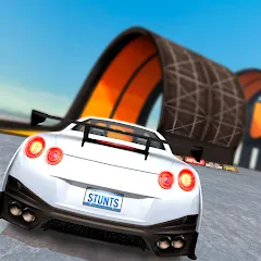 Взломанная Car Stunt Races: Mega Ramps (Кар Стант Рейсы)  [МОД Menu] - последняя версия apk на Андроид