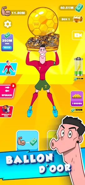 Lifting Ronaldo (Тренировка Роналду)  [МОД Unlocked] Screenshot 1