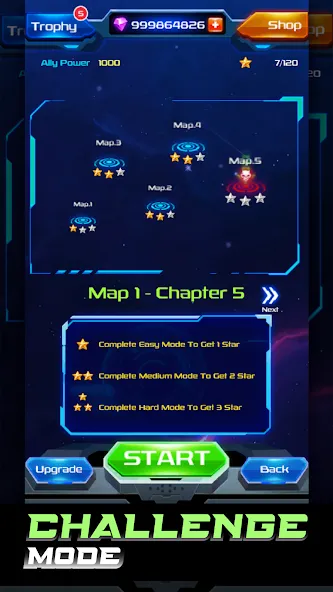 Galaxy Attack: Space Shooter (Гэлэкси Аттак)  [МОД Бесконечные монеты] Screenshot 4