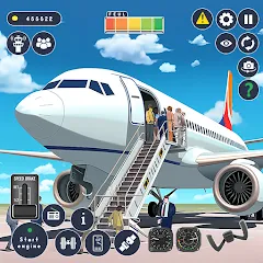 Скачать взлом Airplane Game Flight Simulator  [МОД Unlimited Money] - последняя версия apk на Андроид