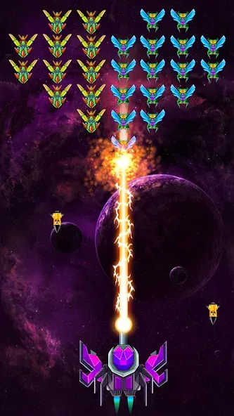 Galaxy Attack: Shooting Game (Гэлэкси Аттак)  [МОД Меню] Screenshot 3