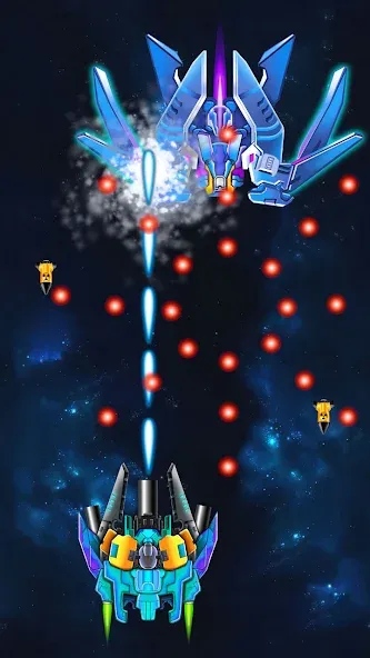 Galaxy Attack: Shooting Game (Гэлэкси Аттак)  [МОД Меню] Screenshot 5