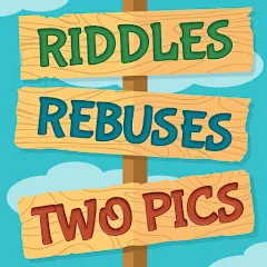 Взлом Riddles, Rebuses and Two Pics  [МОД Меню] - стабильная версия apk на Андроид