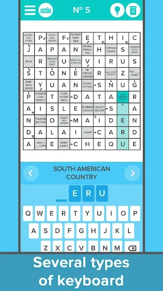 Crossword: Arrowword puzzles  [МОД Меню] Screenshot 2