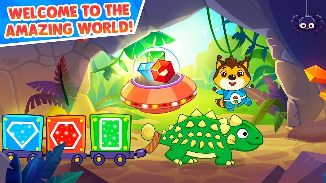 Dinosaur games for toddlers  [МОД Бесконечные монеты] Screenshot 1