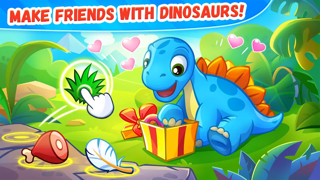 Dinosaur games for kids age 2  [МОД Все открыто] Screenshot 4