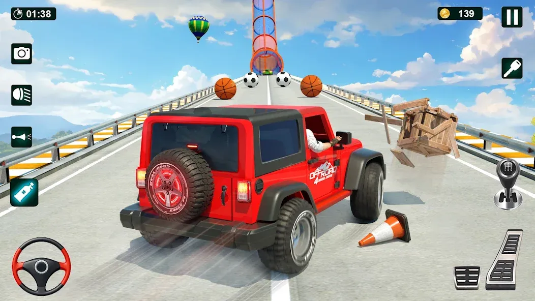 GT Car Stunt 3D: Ramp Car Game  [МОД Menu] Screenshot 3