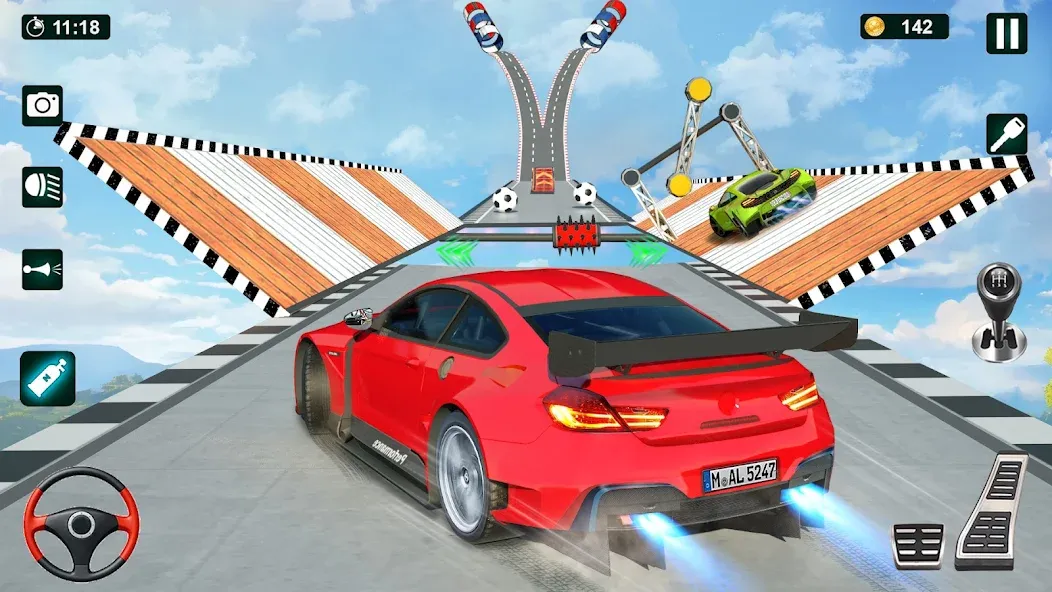 GT Car Stunt 3D: Ramp Car Game  [МОД Menu] Screenshot 4