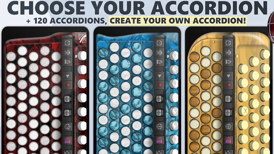 Accordion Chromatic Button (Аккордеон с хроматическими кнопками)  [МОД Много монет] Screenshot 2