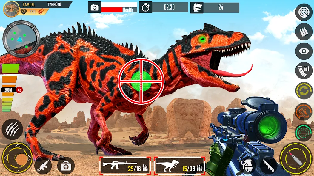 Real Dino Hunting Gun Games (Риал Дино Хантинг Ган Геймс)  [МОД Unlocked] Screenshot 1