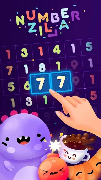 Numberzilla: Number Match Game (Намберзилла)  [МОД Unlocked] Screenshot 1