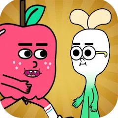 Скачать взломанную apple and onion running game (эппл энд онион раннинг гейм)  [МОД Unlocked] - последняя версия apk на Андроид