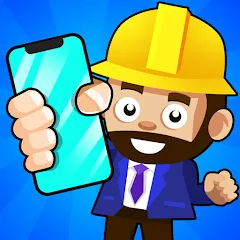 Скачать взломанную Idle Smartphone Tycoon Factory (Смартфон Фабрика Айдл Тайкун)  [МОД Mega Pack] - последняя версия apk на Андроид