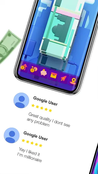 Money cash clicker  [МОД Меню] Screenshot 2