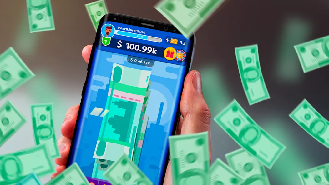 Money cash clicker  [МОД Меню] Screenshot 5