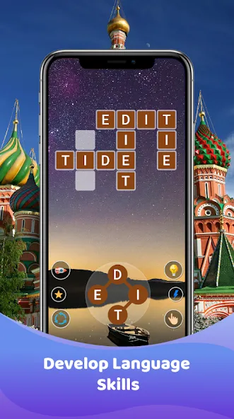 Word Game : Crossword (Кроссворд)  [МОД Все открыто] Screenshot 2