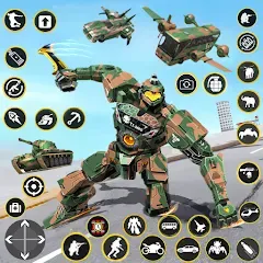 Скачать взлом Army Bus Robot Car Game 3d  [МОД Много монет] - стабильная версия apk на Андроид