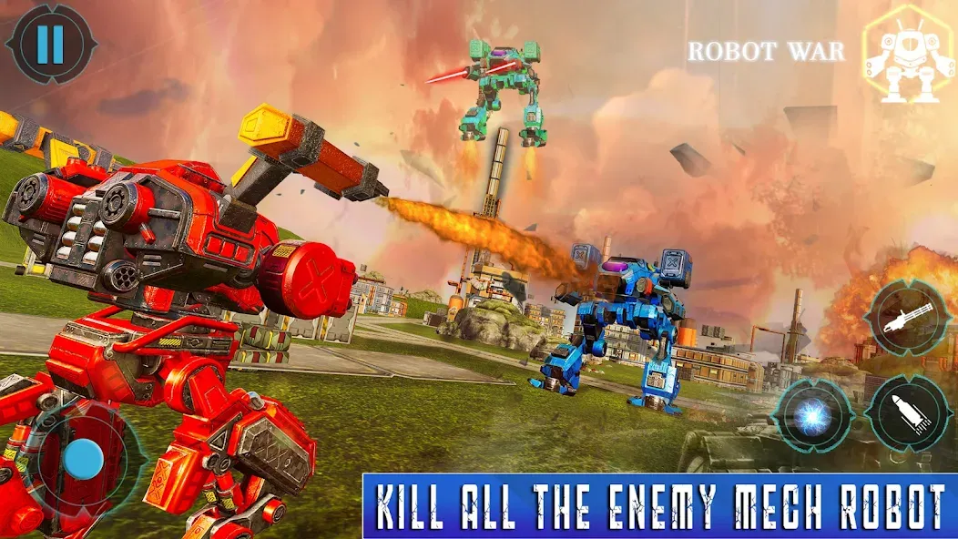 Spider Mech Wars - Robot Game  [МОД Menu] Screenshot 1