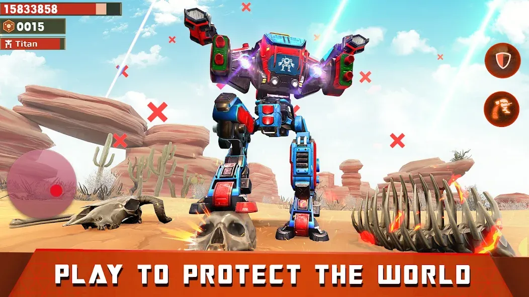 Mech Robot Wars - Multi Robot  [МОД Unlocked] Screenshot 3