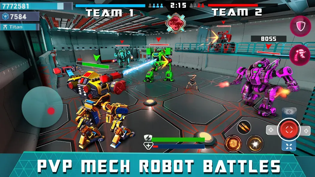 Mech Robot Wars - Multi Robot  [МОД Unlocked] Screenshot 5