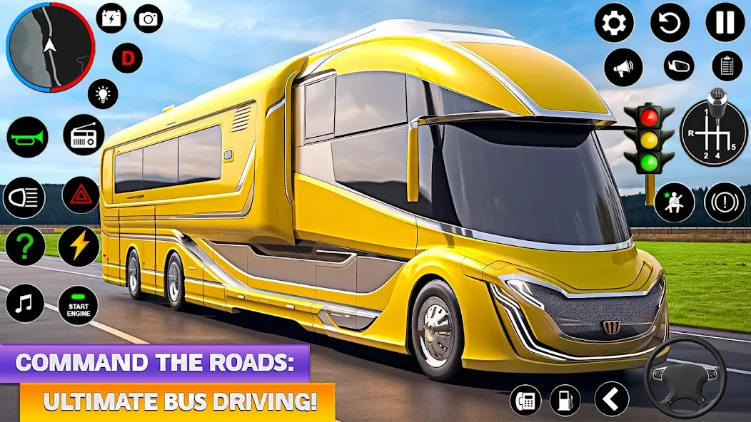 Ultimate Bus Driving Simulator (Ультимативный симулятор вождения автобуса)  [МОД Unlocked] Screenshot 3