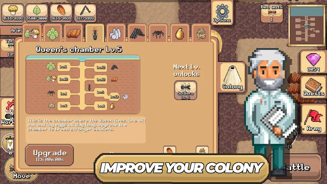 Pocket Ants: Colony Simulator (Покет Муравьи)  [МОД Unlocked] Screenshot 3