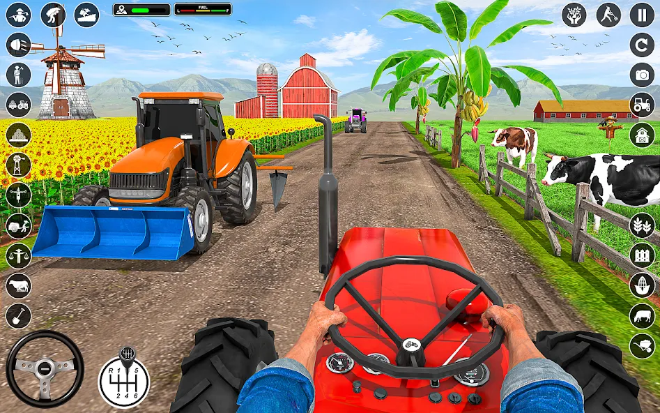 Tractor Farming: Tractor Games (Тракторное хозяйство)  [МОД Menu] Screenshot 1