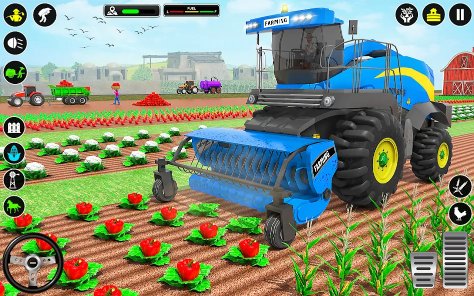 Tractor Farming: Tractor Games (Тракторное хозяйство)  [МОД Menu] Screenshot 2