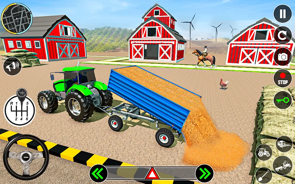 Tractor Farming: Tractor Games (Тракторное хозяйство)  [МОД Menu] Screenshot 5