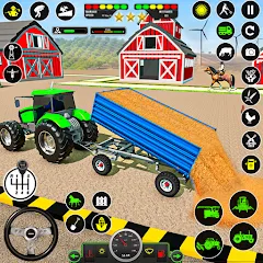 Скачать взлом Tractor Farming: Tractor Games (Тракторное хозяйство)  [МОД Menu] - последняя версия apk на Андроид