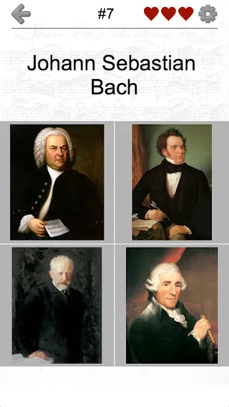 Famous Composers Portrait Quiz  [МОД Menu] Screenshot 2