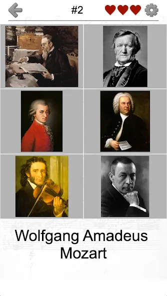 Famous Composers Portrait Quiz  [МОД Menu] Screenshot 4