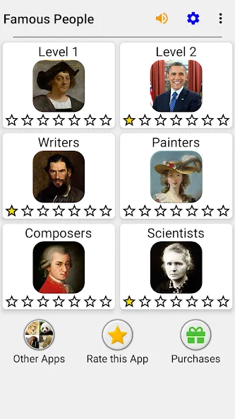 Famous People - History Quiz  [МОД Все открыто] Screenshot 3