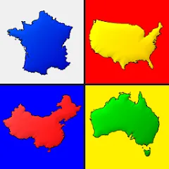 Скачать взлом Maps of All Countries Geo-Quiz  [МОД Меню] - стабильная версия apk на Андроид