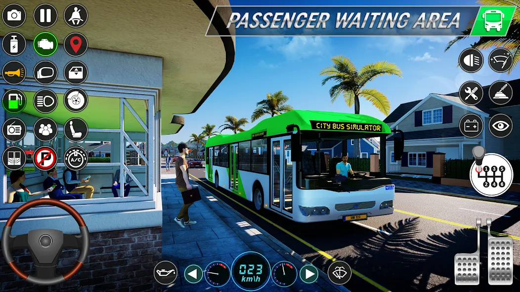 City Bus Simulator: Bus Games (Риал Сити Бас Симулятор Геймс)  [МОД Menu] Screenshot 1