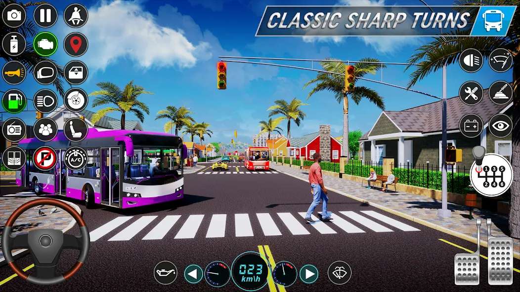 City Bus Simulator: Bus Games (Риал Сити Бас Симулятор Геймс)  [МОД Menu] Screenshot 2