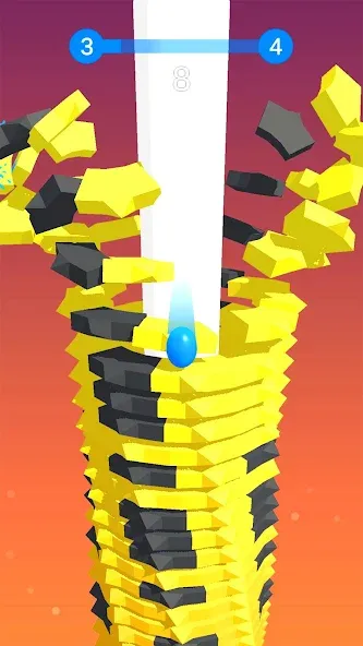 Stack Ball - Crash Platforms (Стэк Болл)  [МОД Unlocked] Screenshot 2